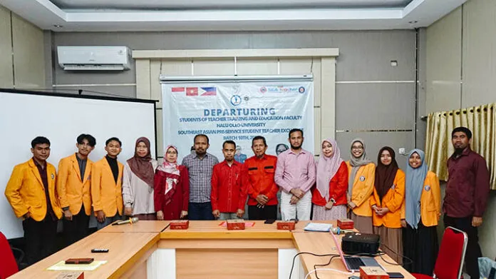 6 Mahasiswa UHO Berangkat ke Filipina dan Vietnam dalam Program SEA-Teacher Batch 10