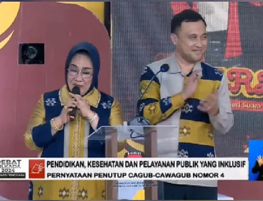 Bahteramas Berlayar Kembali: Pernyataan Penutup Pasangan Tina-Ihsan dalam Debat Publik Pilgub Sultra 2024 Bahteramas Berlayar Kembali: Pernyataan Penutup Pasangan Tina-Ihsan dalam Debat Publik Pilgub Sultra 2024