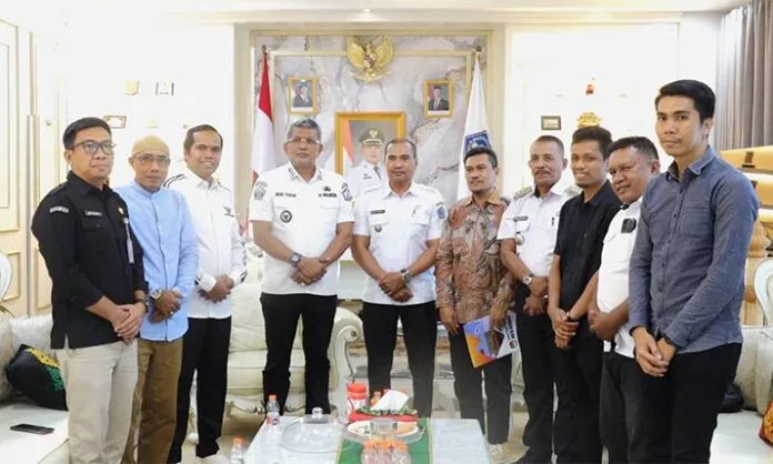 KPU_pemkot Pj Wali Kota Kendari Terima Kunjungan KPU, Bahas Persiapan Pilkada