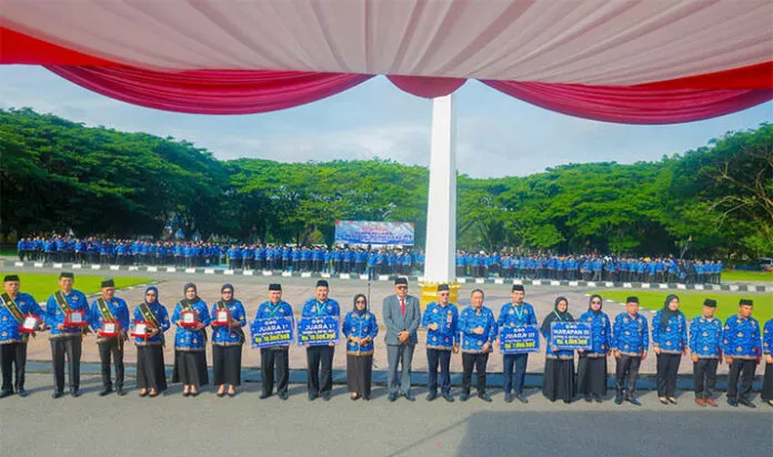Sekda Sultra Pimpin Upacara HUT KORPRI ke-53, Dorong Transformasi ASN