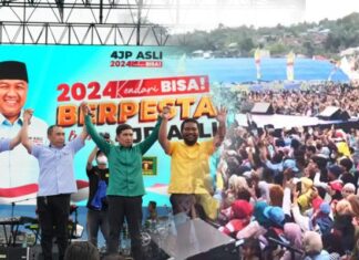 Kampanye Akbar AJP-ASLI, Ribuan Pendukung Padati Lapangan Benu-Benua Kendari Kampanye Akbar AJP-ASLI, Ribuan Pendukung Padati Lapangan Benu-Benua Kendari