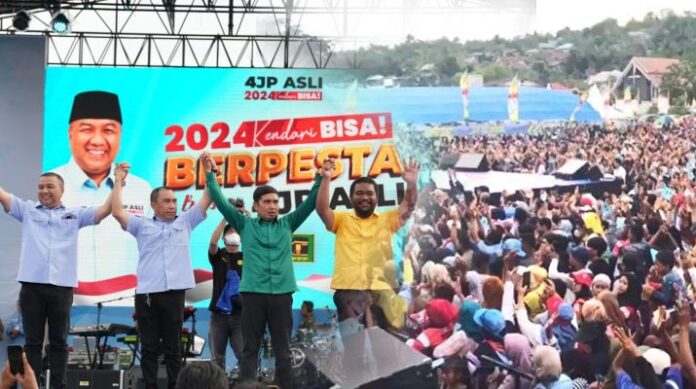 kampanye_ajp Kampanye Akbar AJP-ASLI, Ribuan Pendukung Padati Lapangan Benu-Benua Kendari