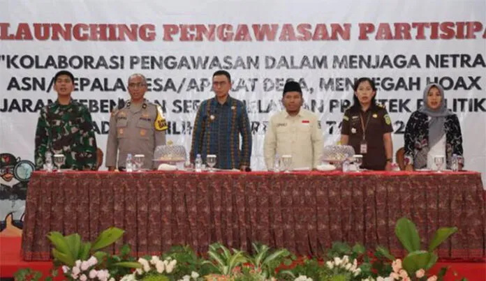 Pj Bupati Kolaka Hadiri Launching Pengawasan Partisipatif Pilkada 2024