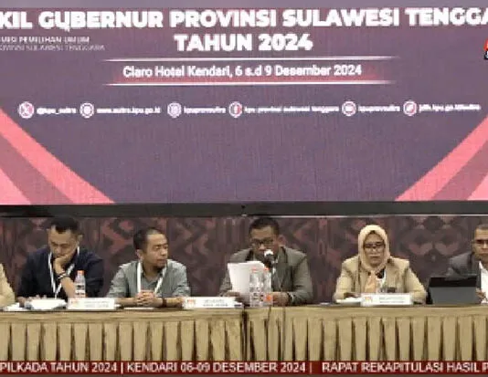 Raih 52,39 Persen Suara, KPU Sultra Tetapkan ASR-Hugua Pemenang Pilgub Sultra 2024 Raih 52,39 Persen Suara, KPU Sultra Tetapkan ASR-Hugua Pemenang Pilgub Sultra 2024