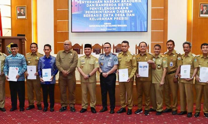 Pemprov Sultra Terbitkan Raperda Pemerintahan Berbasis Data Desa Presisi