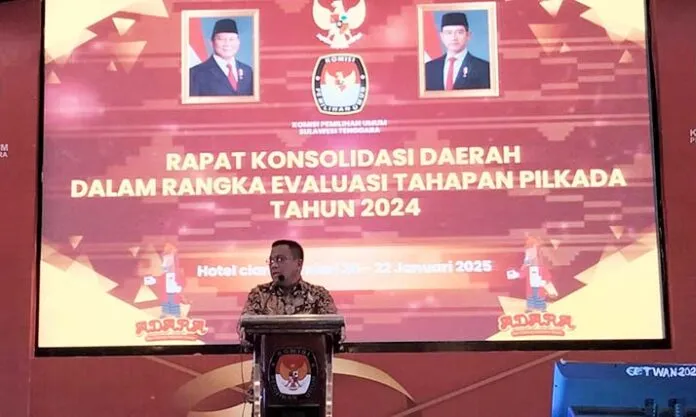 evaluasi_pilkada_sultra KPU Sultra Evaluasi Pilkada Serentak 2024, Bidik Perbaikan di Semua Lini
