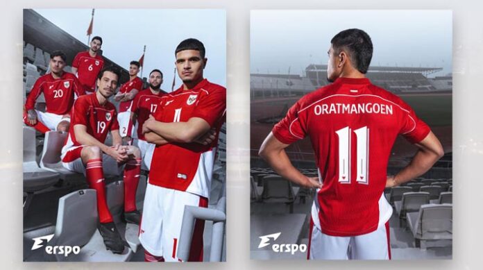 Erspo Rilis Jersey Baru Timnas Indonesia, Desain Baru Bawa Semangat Baru