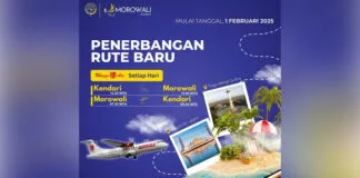 Wings Air Buka Rute Baru Kendari-Morowali, Permudah Konektivitas di Sulawesi Tenggara Wings Air Buka Rute Baru Kendari-Morowali, Permudah Konektivitas di Sulawesi Tenggara
