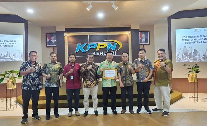 Pemda Konut Kembali Sabet Juara 1 Penyaluran Dana Desa Tahap II Terbaik di Sultra