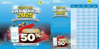 Maksimalkan Diskon 50% Listrik untuk Januari-Februari 2025 Maksimalkan Diskon 50% Listrik untuk Januari-Februari 2025