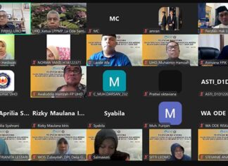 Rektor UHO Lepas 1.467 Mahasiswa KKN Batch 1 Tahun 2025 Secara Daring Rektor UHO Lepas 1.467 Mahasiswa KKN Batch 1 Tahun 2025 Secara Daring