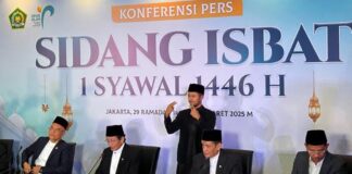 Kementerian Agama Tetapkan 1 Syawal 1446 H Jatuh pada Senin, 31 Maret 2025 Kementerian Agama Tetapkan 1 Syawal 1446 H Jatuh pada Senin, 31 Maret 2025
