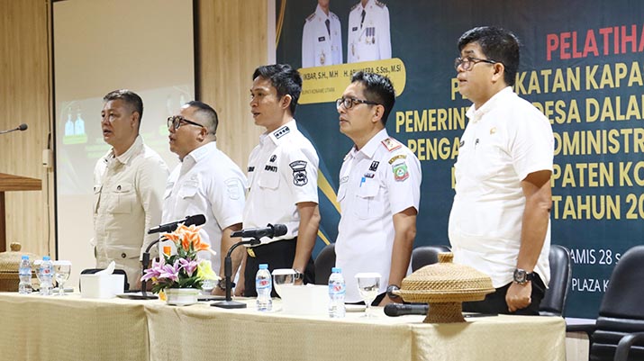 aparatdesa Bupati Konut, Ikbar Tekankan Pentingnya Kemampuan Administrasi dalam Pelatihan Aparat Desa