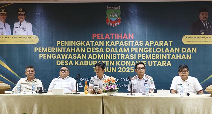 aparatdesa2 Pelatihan Aparat Desa Ditutup, Pengelolaan Keuangan dan Administrasi Jadi Sorotan Utama