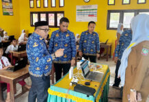 Kadis Dikbud Konawe Utara Pantau Kelancaran Asesmen Tingkat SD