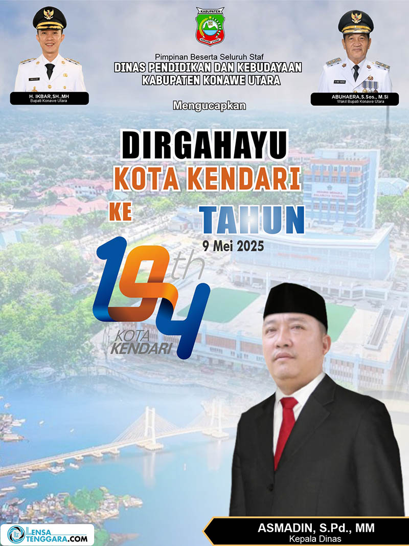 HUT Kota Kendari 194 tahun 2025