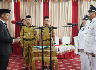 Bupati Konawe Utara Lantik Kepala Desa Antar Waktu, Ingatkan Prioritas Pembangunan dan Program Nasional Bupati Konawe Utara Lantik Kepala Desa Antar Waktu, Ingatkan Prioritas Pembangunan dan Program Nasional