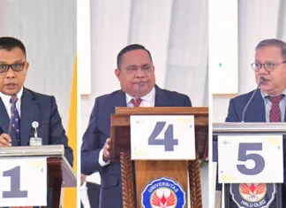 Senat UHO Saring Tiga Kandidat Rektor Periode 2025-2029, Visi Misi Unggulan Dipaparkan Senat UHO Saring Tiga Kandidat Rektor Periode 2025-2029, Visi Misi Unggulan Dipaparkan