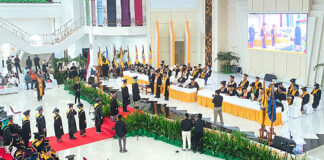 UHO Kendari Wisuda 1.546 Lulusan Gelombang Pertama Periode Januari-April 2025 UHO Kendari Wisuda 1.546 Lulusan Gelombang Pertama Periode Januari-April 2025