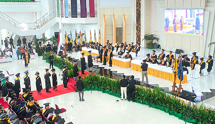 wisudauhomei UHO Kendari Wisuda 1.546 Lulusan Gelombang Pertama Periode Januari-April 2025