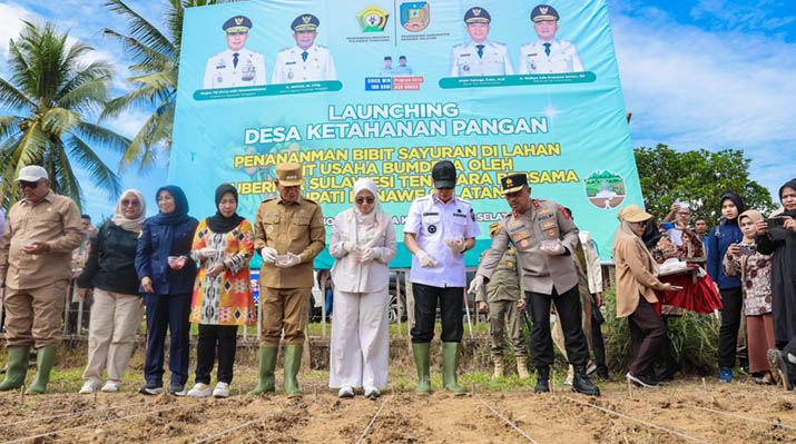 desa_ketahanan_pangan Gubernur Sultra Luncurkan Program Desa Ketahanan Pangan, Targetkan Swasembada dari Akar Rumput