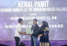 Pergantian Pimpinan Lanud Haluoleo, Bupati Konut Sampaikan Apresiasi