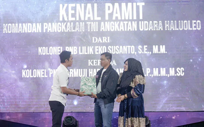 lanudsertijab Pergantian Pimpinan Lanud Haluoleo, Bupati Konut Sampaikan Apresiasi