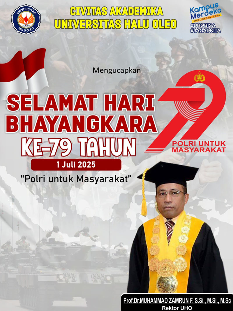 iklan UHO kendari hari bhayangkara 2025