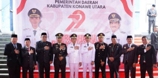 Pemda Konut Gelar Upacara Khidmat Peringatan HUT Bhayangkara ke-79 Pemda Konut Gelar Upacara Khidmat Peringatan HUT Bhayangkara ke-79