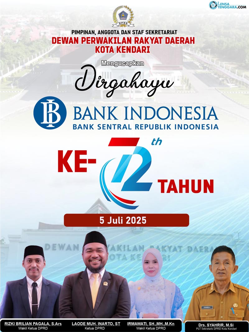 DPRD Kendari HUT BI 2025