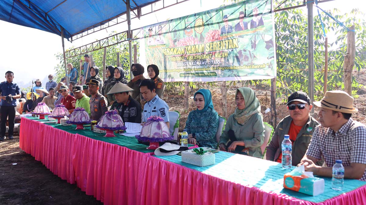 gerakantanamserentak Pemda Konawe Utara Genjot Swasembada Pangan Lewat Gerakan Tanam Serentak