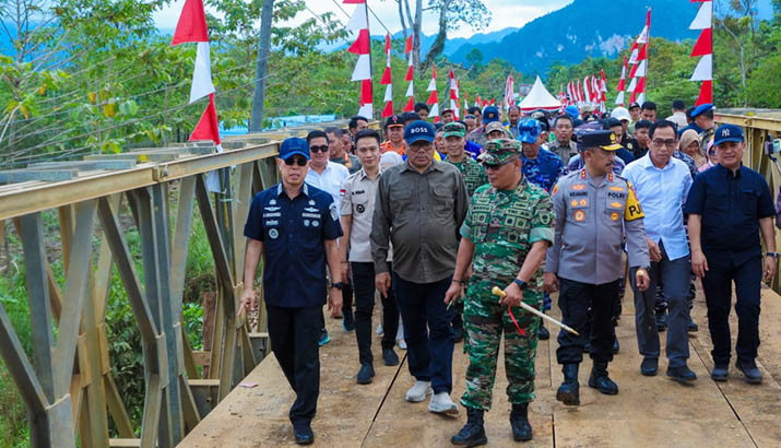 jembatan_baley_sambandate Peresmian Jembatan Bailey Konawe Utara oleh Gubernur Sultra, Pulihkan Jalur Trans Sulawesi