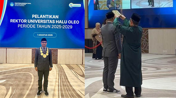 pelantikan_rektor_armid Ketua Yayasan dan Ketua STIE 66 Kendari Sambut Pelantikan Rektor Baru UHO