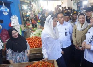 Wamendag Pantau Harga di Pasar Baruga, Pastikan Inflasi Kendari Terkendali Wamendag Pantau Harga di Pasar Baruga, Pastikan Inflasi Kendari Terkendali