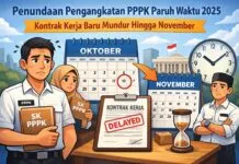 Pengangkatan PPPK Paruh Waktu 2025 Berpotensi Mundur, Kontrak Kerja Diperkirakan November Pengangkatan PPPK Paruh Waktu 2025 Berpotensi Mundur, Kontrak Kerja Diperkirakan November