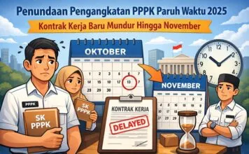 Pengangkatan PPPK Paruh Waktu 2025 Berpotensi Mundur, Kontrak Kerja Diperkirakan November Pengangkatan PPPK Paruh Waktu 2025 Berpotensi Mundur, Kontrak Kerja Diperkirakan November