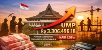 Resmi! UMP Sultra 2026 Naik 7,58 Persen Jadi Rp3,3 Juta Berlaku Mulai 1 Januari UMP Sultra 2026 Naik 7,58 Persen Jadi Rp3,3 Juta Berlaku Mulai 1 Januari