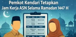 Pemkot Kendari Tetapkan Jam Kerja ASN Selama Ramadan 1447 H Pemkot Kendari Tetapkan Jam Kerja ASN Selama Ramadan 1447 H