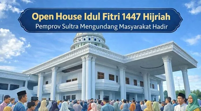 Pemprov Sultra Gelar Open House Idul Fitri 1447 H, Masyarakat Diundang Hadir Pemprov Sultra Gelar Open House Idul Fitri 1447 H, Masyarakat Diundang Hadir