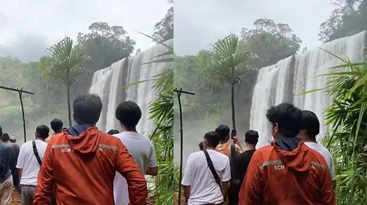 airterjun_routa Viral di TikTok, Air Terjun Indah di Konawe Tersembunyi di Kawasan Tambang Nikel