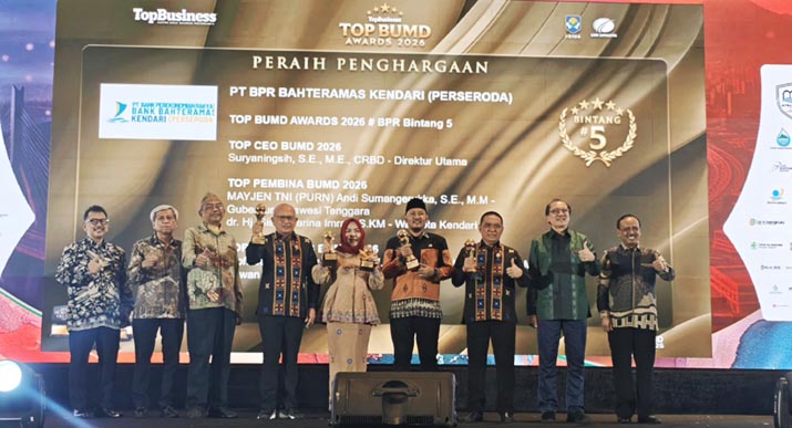 pemkotkendari_penghargaan Pemkot Kendari Torehkan Prestasi di TOP BUMD Awards 2026 di Jakarta