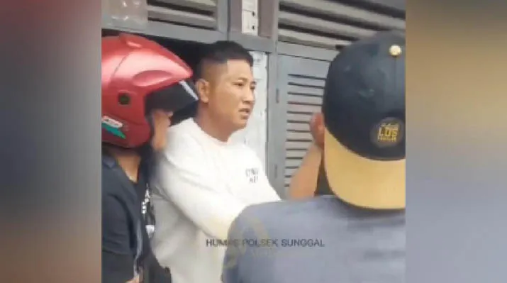 preman_deliserdang Polisi Tangkap Oknum Preman Usai Viral Siram Bensin ke Warung Warga