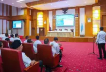 Gubernur Sultra Pimpin Rapat Pemantapan HUT ke-62, Seluruh OPD Diminta Maksimalkan Persiapan Gubernur Sultra Pimpin Rapat Pemantapan HUT ke-62, Seluruh OPD Diminta Maksimalkan Persiapan