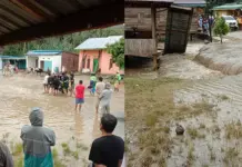 Sungai Meluap, Permukiman dan Jalan di Ulu Konaweha Kolaka Terendam Banjir Sungai Meluap, Permukiman dan Jalan di Ulu Konaweha Kolaka Terendam Banjir