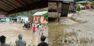Sungai Meluap, Permukiman dan Jalan di Ulu Konaweha Kolaka Terendam Banjir Sungai Meluap, Permukiman dan Jalan di Ulu Konaweha Kolaka Terendam Banjir