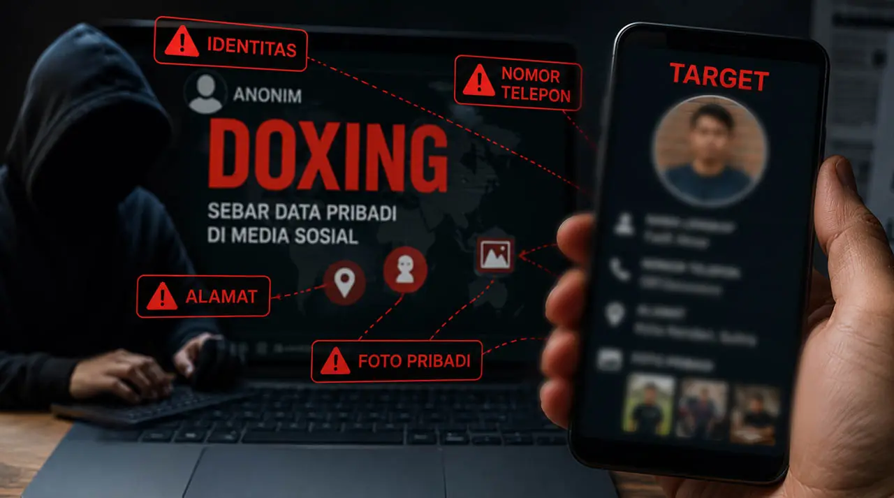 ilustrasi_doxing AJI Kendari dan KKJ Sultra Kecam Doxing terhadap Jurnalis Kendarihariini.com