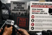 Organisasi Pers Desak Prabowo Minta Maaf atas Penyebutan Wartawan sebagai ‘Londo Ireng’ Organisasi Pers Desak Prabowo Minta Maaf atas Penyebutan Wartawan sebagai 'Londo Ireng'