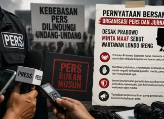 Organisasi Pers Desak Prabowo Minta Maaf atas Penyebutan Wartawan sebagai ‘Londo Ireng’ Organisasi Pers Desak Prabowo Minta Maaf atas Penyebutan Wartawan sebagai 'Londo Ireng'