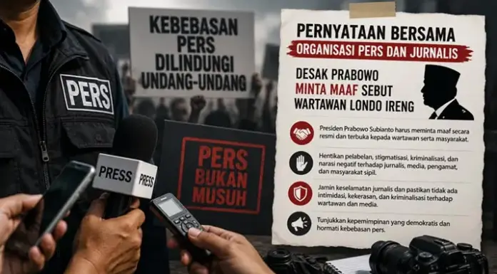 Organisasi Pers Desak Prabowo Minta Maaf atas Penyebutan Wartawan sebagai ‘Londo Ireng’ Organisasi Pers Desak Prabowo Minta Maaf atas Penyebutan Wartawan sebagai 'Londo Ireng'