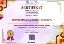UHO Kembali Berprestasi, Sabet Penghargaan IKPA Kategori Pagu Besar UHO Kembali Berprestasi, Sabet Penghargaan IKPA Kategori Pagu Besar